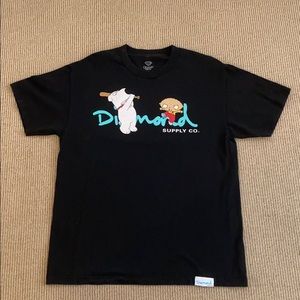 Diamond Supply Co. Family Guy T shirt